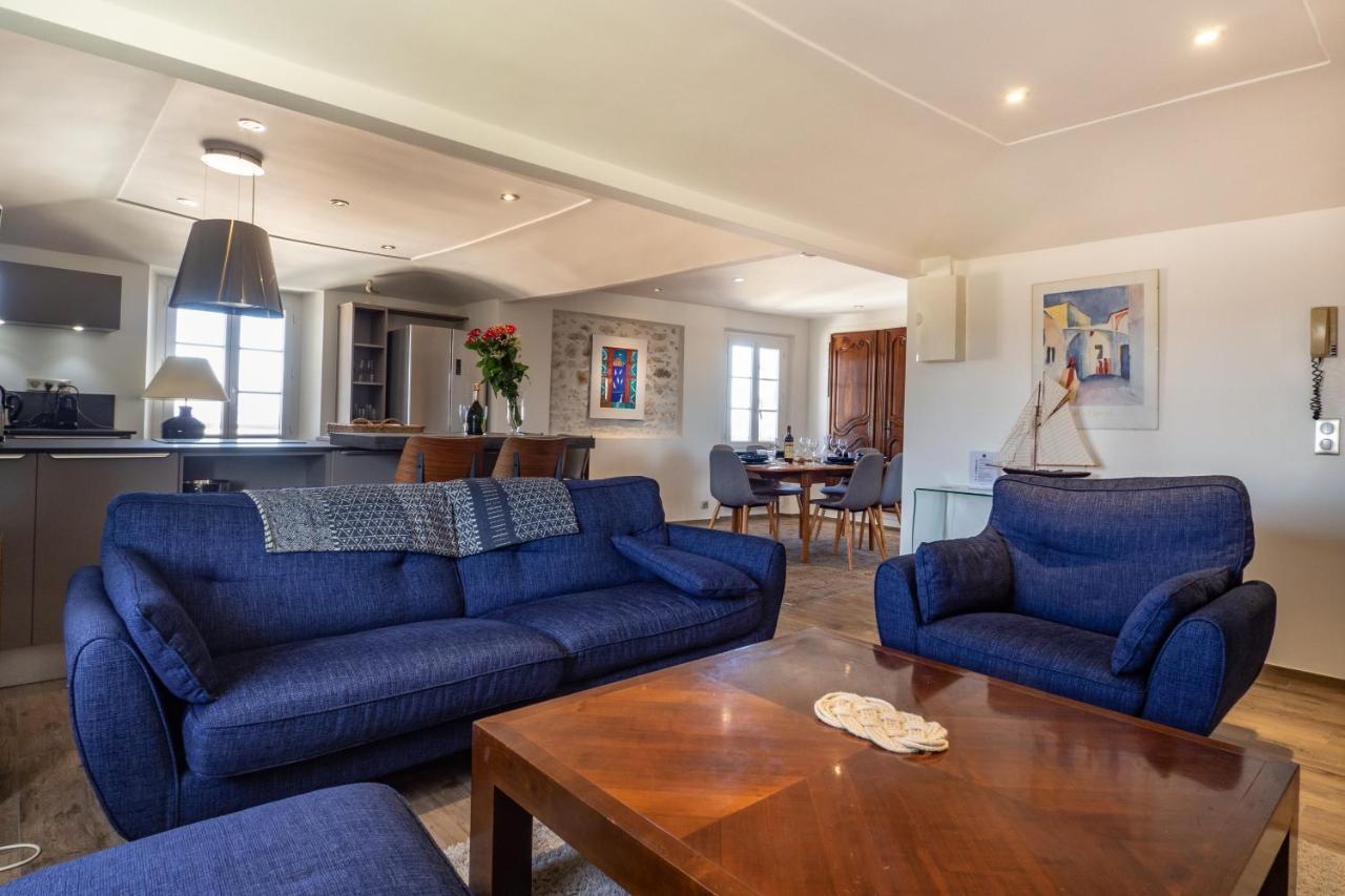 Charmant Appartement Spacieux Pour 6P Vue Mer Vieil 昂蒂布 外观 照片