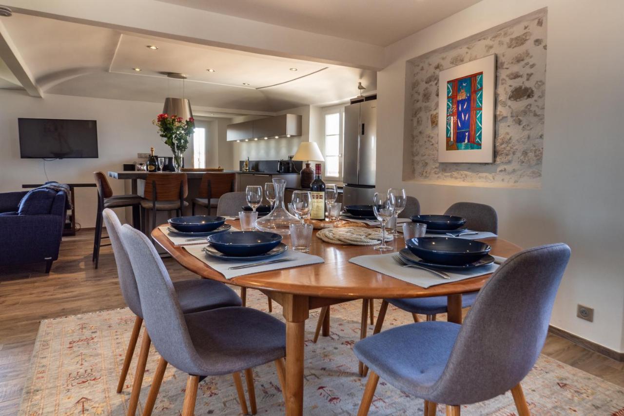 Charmant Appartement Spacieux Pour 6P Vue Mer Vieil 昂蒂布 外观 照片