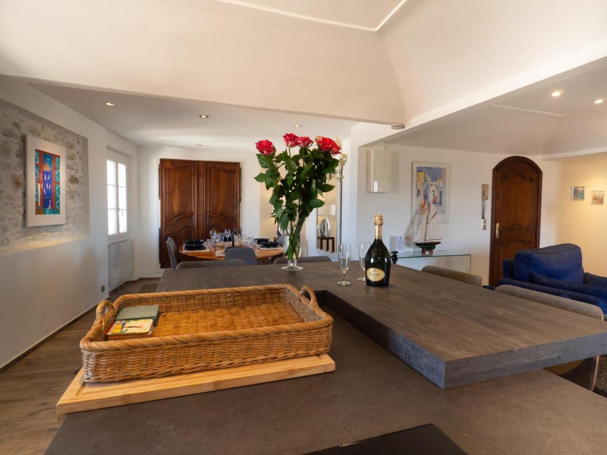 Charmant Appartement Spacieux Pour 6P Vue Mer Vieil 昂蒂布 外观 照片