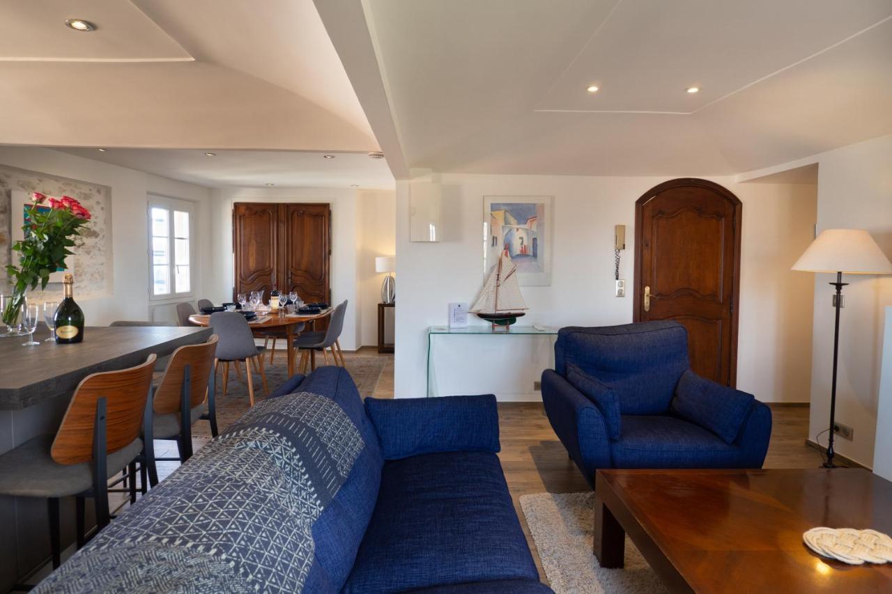 Charmant Appartement Spacieux Pour 6P Vue Mer Vieil 昂蒂布 外观 照片