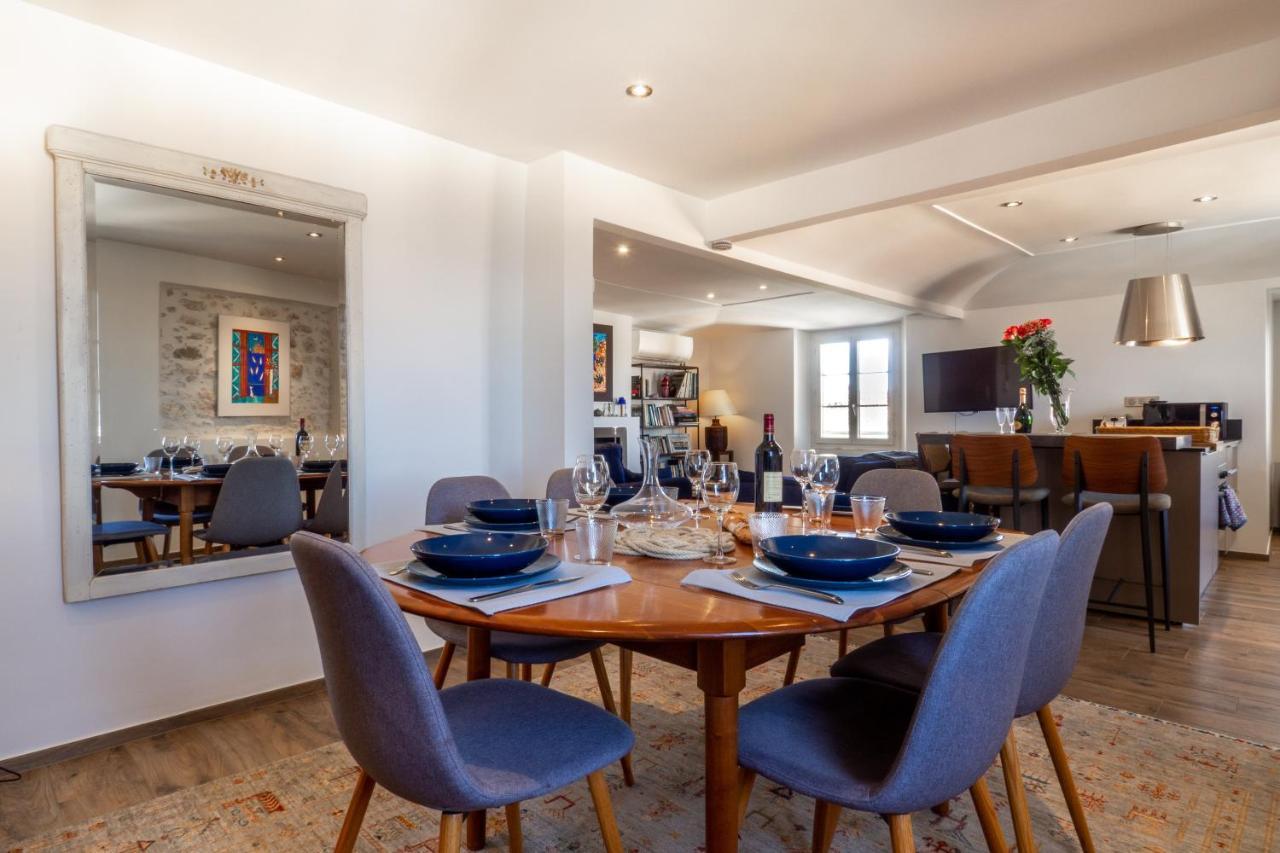 Charmant Appartement Spacieux Pour 6P Vue Mer Vieil 昂蒂布 外观 照片