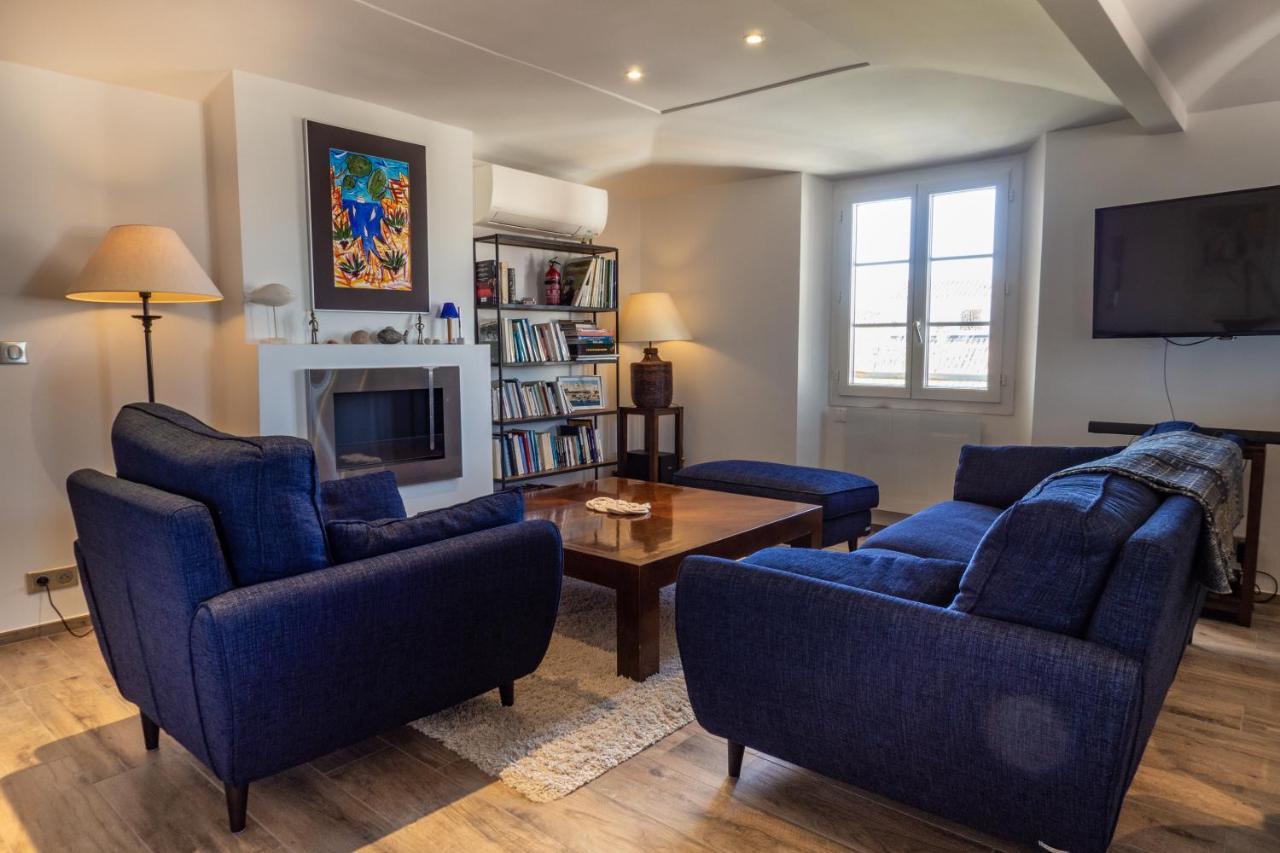 Charmant Appartement Spacieux Pour 6P Vue Mer Vieil 昂蒂布 外观 照片